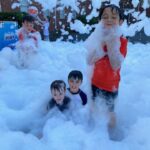 End of Year Foam Party and Sundaes for Treehouse Kids