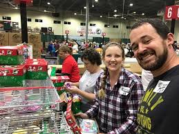 Operation Christmas Child Processing Center Service Project