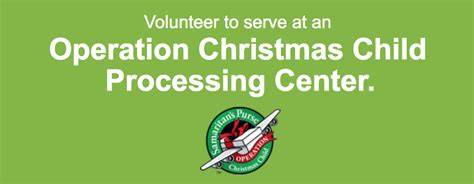 Operation Christmas Child Shoebox Processing