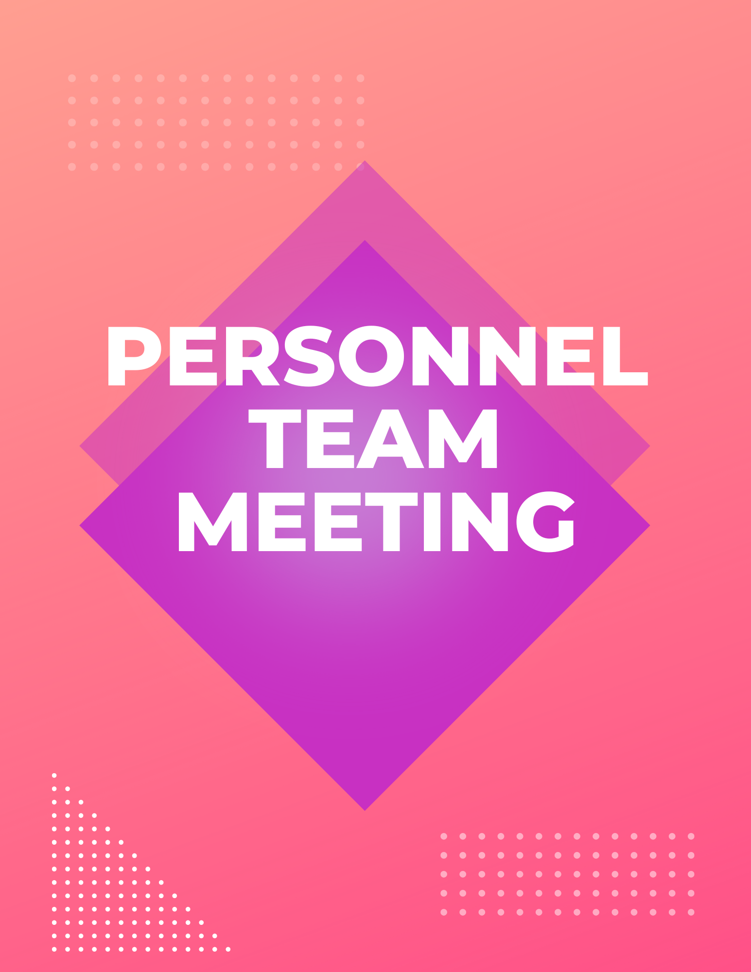 Personnel Team Meeting (Zoom)